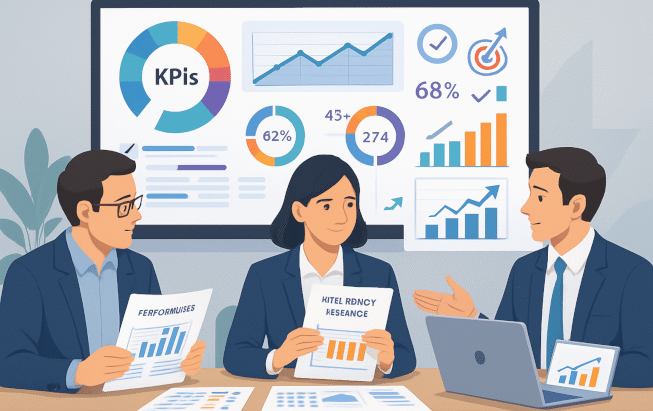 Indicadores de desempenho e eficiência
